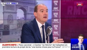 Jean Castex: "Les primo-vaccinations progressent significativement" depuis l'annonce du pass vaccinal