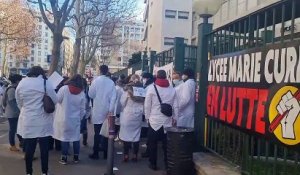 Marseille. Le personnel du lycée Marie Curie mobilisé "face à l'in-curie"