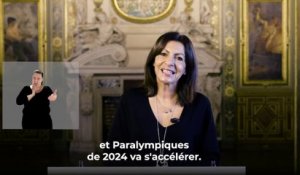 Les voeux pour 2022 de la Maire de Paris, Anne Hidalgo et du premier adjoint, Emmanuel Grégoire