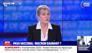 Nadine Morano (Les Républicains): "Avec le pass vaccinal, Emmanuel Macron emmerde aussi les vaccinés"