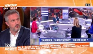 Stéphane Ravier, non-vacciné, mis à l'écart sur un plateau télé