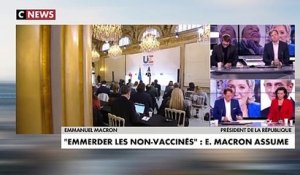 "Emmerder les non-vaccinés" - Le Président Emmanuel Macron "assume totalement" ses propos: "Il était de ma responsabilité de sonner l'alarme" - VIDEO