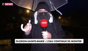 Oloron-Saint-Marie : l'eau continue de monter