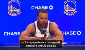 Warriors - Curry a eu la “chair de poule” en voyant Thompson