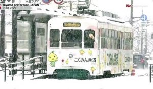 [No Comment] Tempête de neige dans le nord et l'ouest du Japon