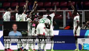 CAN 2022: le Burkina Faso bat le Cap-Vert (1-0) et décroche son premier succès