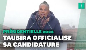 Christiane Taubira annonce sa candidature à la présidentielle 2022