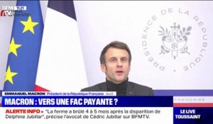Emmanuel Macron veut-il des universités payantes ?