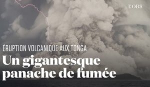 Les images impressionnantes de l’éruption volcaniques aux îles Tonga