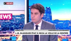Jean-Michel Blanquer à Ibiza avant la rentrée : «Je ne suis pas là pour faire la leçon», déclare Gabriel Attal