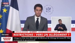 Coronavirus: Jean Castex et Olivier Véran s'exprimeront ce soir à 19h pour évoquer la levée progressive des restrictions: "Un calendrier précis sera présenté", annonce Gabriel Attal