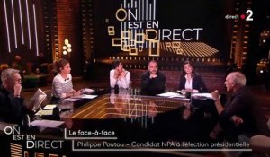 Philippe Poutou en colère hier soir sur France 2 dans On est en direct : "Les riches s’enrichissent parce qu’ils piquent l’argent à la société. La richesse c'est le vol !"
