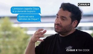 Clique X - Mouloud Achour reçoit Tim Cook en exclusivité mondiale sur Canal+