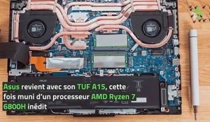 Test Asus TUF A15 TUF507RM-HQ083W : un PC portable gaming porté par un Ryzen 7 6800H et une excellente GeForce RTX 3060