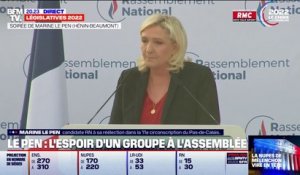 Législatives 2022: Marine Le Pen demande à ses électeurs de "confirmer et amplifier" leur vote au second tour