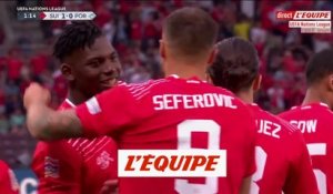 Le but de Suisse - Portugal - Foot - Ligue des Nations