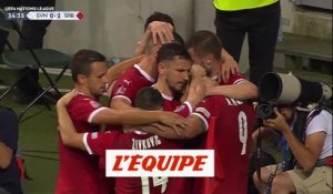 Les buts de Slovénie - Serbie - Foot - Ligue des Nations