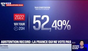 Législatives 2022: pourquoi plus d'un Français sur deux n'est pas allé voter au premier tour