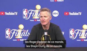 Warriors - Kerr compare Steph Curry à Roger Federer