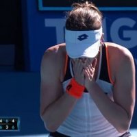 L'émotion d'Alizé Cornet qui décroche son premier 1/4 de finale en Grand Chelem