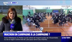 Des allures de campagne pour Emmanuel Macron à la rencontre des Français dans la Creuse