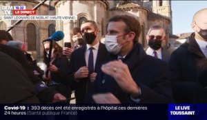 Emmanuel Macron: "On n'est pas encore au pic de la contamination"