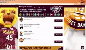 ⁣Billetterie Orleans Loiret Basket - Places CDF