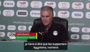 8es - Queiroz : "C'est la victoire du football"