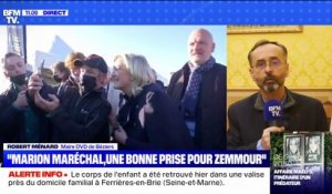 Maréchal/Zemmour: "Je crois que c'est une bonne prise pour Éric Zemmour mais je ne suis pas sûr que ça l'aide", réagit Robert Ménard