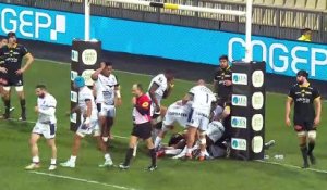 TOP 14 - Essai de Alexandre BECOGNEE (MHR) - Stade Rochelais - Montpellier Hérault Rugby - J16 - Saison 2021/2022