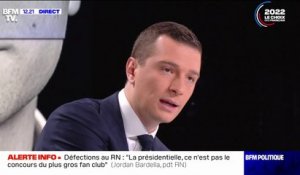 "Il reste caché": Jordan Bardella appelle Emmanuel Macron à se déclarer candidat et à venir débattre