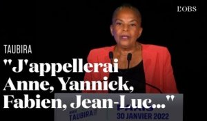 Primaire populaire : Christiane Taubira appelle à l'union de la gauche après sa victoire