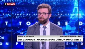 Arthur de Watrigant : «Marine Le Pen, l’union des droites, ça n’a jamais été son truc. D’ailleurs, c’était une des grandes divergences qu’elle avait avec Marion Maréchal»