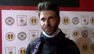 Interview maritima: Grégory Poirier coach du FC Martigues avant le match face à Grasse