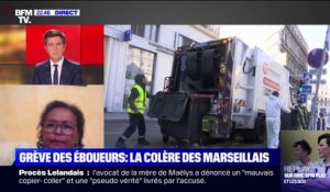 Grève des éboueurs: pour cette membre de "Marseille, poubelle la vie", "il faut qu'ils arrêtent de faire des caprices"