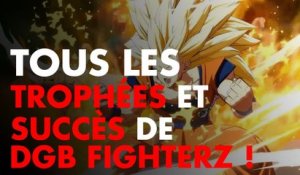 Dragon Ball FighterZ : trophées, succès et achievements du jeu de combat