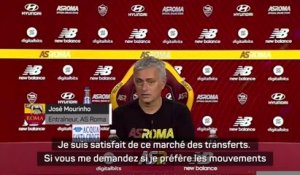 AS Rome - Mourinho : "Satisfait de ce mercato"
