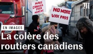 Les images d’Ottawa, paralysée par des dizaines de camionneurs canadiens anti-passe vaccinal
