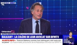 Me Pierre-Olivier Sur, avocat d’Isabelle et Patrick Balkany: "Cette peine d'incarcération nous apparaît injuste"