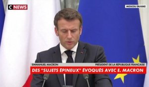 Emmanuel Macron : «Le président Poutine m'a assuré de sa disponibilité à s'engager dans cette logique»