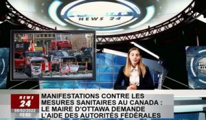 Le Canada proteste contre les mesures sanitaires : le maire d'Ottawa demande l'aide des autorités fé