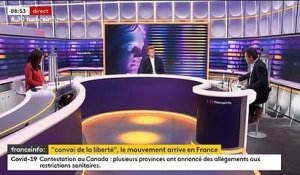 Adrien Quatennens "encourage" les militants insoumis à participer aux convois de la liberté