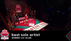 NME Awards 2014 - Lily Allen's Acceptance Speech For Best Solo Artist