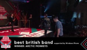 Arctic Monkeys Accept NME Award For Best British Band