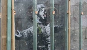 L'œuvre Seasons Greetings de Banksy est déplacée de sa ville d'origine