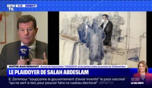 Me Reinhart sur le plaidoyer de Salah Abdeslam au procès du 13-Novembre: "C'est sa 4e stratégie de défense"