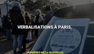 direct. 'Liberté' : Au moins 283 slogans à Paris, plus de 7.000 policiers et gendarmerie déployés