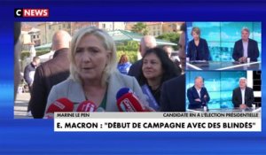 Marine Le Pen : «Symboliquement, la manifestation d'aujourd'hui ressemble à son mandat, soit un mandat de chaos et de conflit»