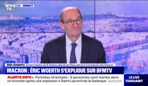 Éric Woerth: "J'assume parfaitement mon soutien à Emmanuel Macron, (...) sa présidence a évolué et elle me convient"