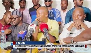 FNDC, DES POURSUITES JUDICIAIRES CONTRE LA COORDINATION NATIONALE